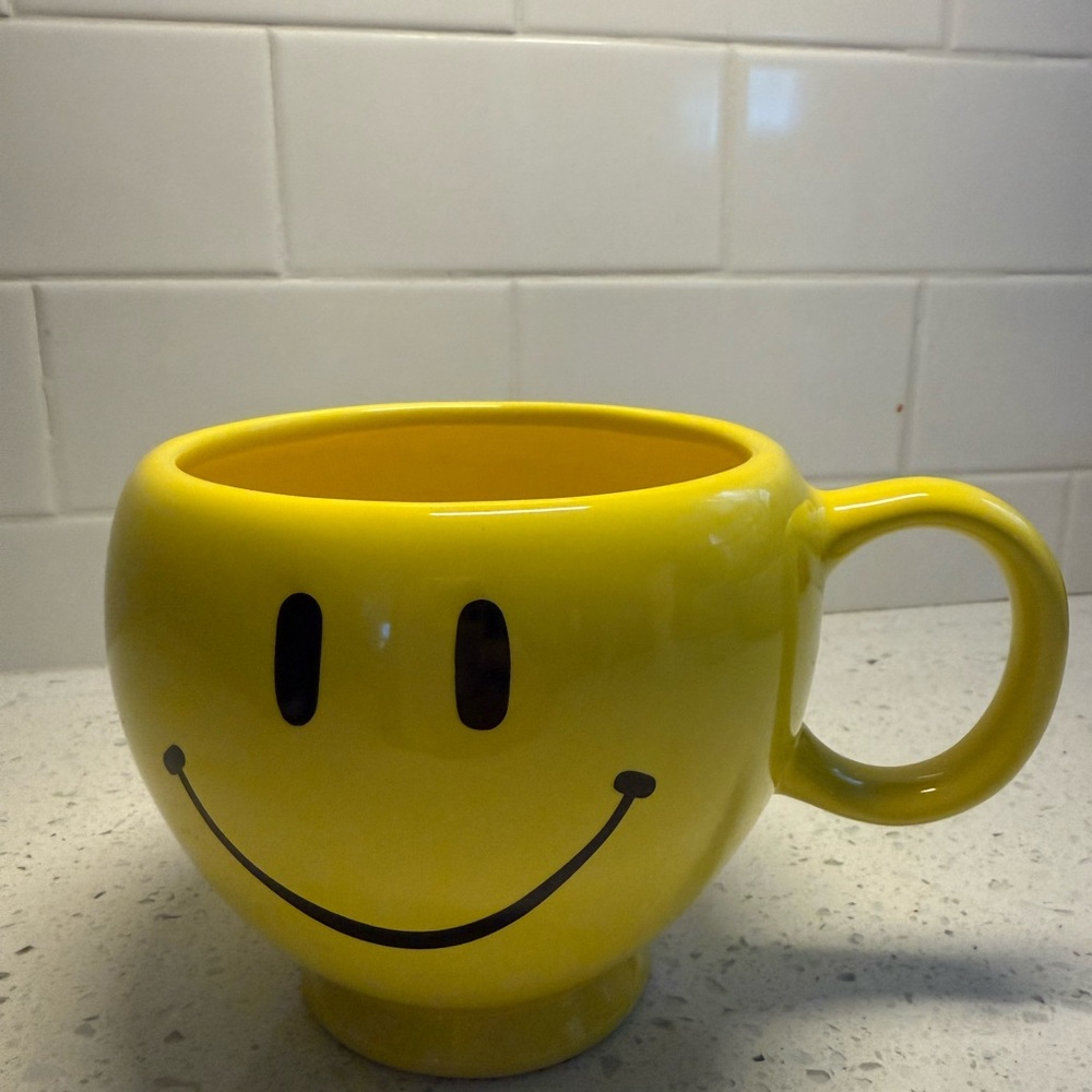 Yellow Smiley Face Mug